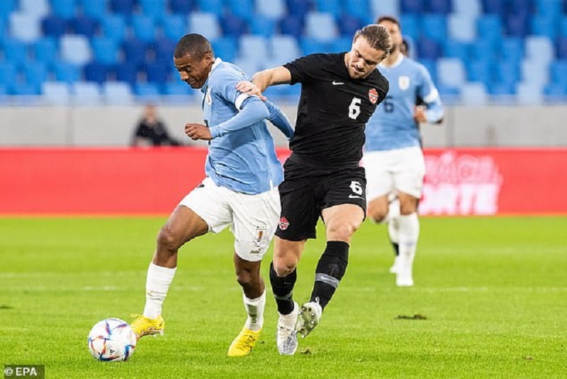 Canada vs Uruguay: Canada bất lực trước hàng phòng ngự Uruguay